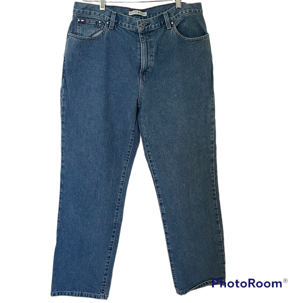 Tommy Hilfiger High Waisted Mom Jeans 100% Cotton Jeans Size 12